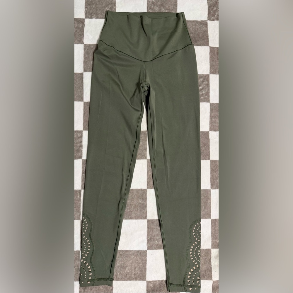 aerie Olive Green Seamless High-Rise Leggings